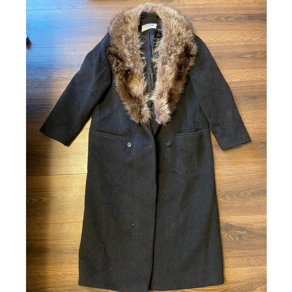 Vintage 100% pure wool coat sz: petite J.G. Hook Marshall Fields